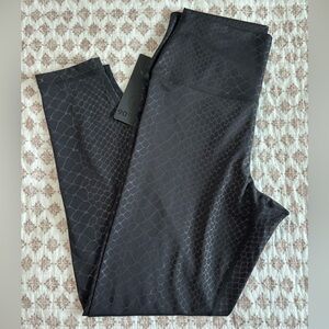 90 Degree By Reflex Crocodile Black Leggings